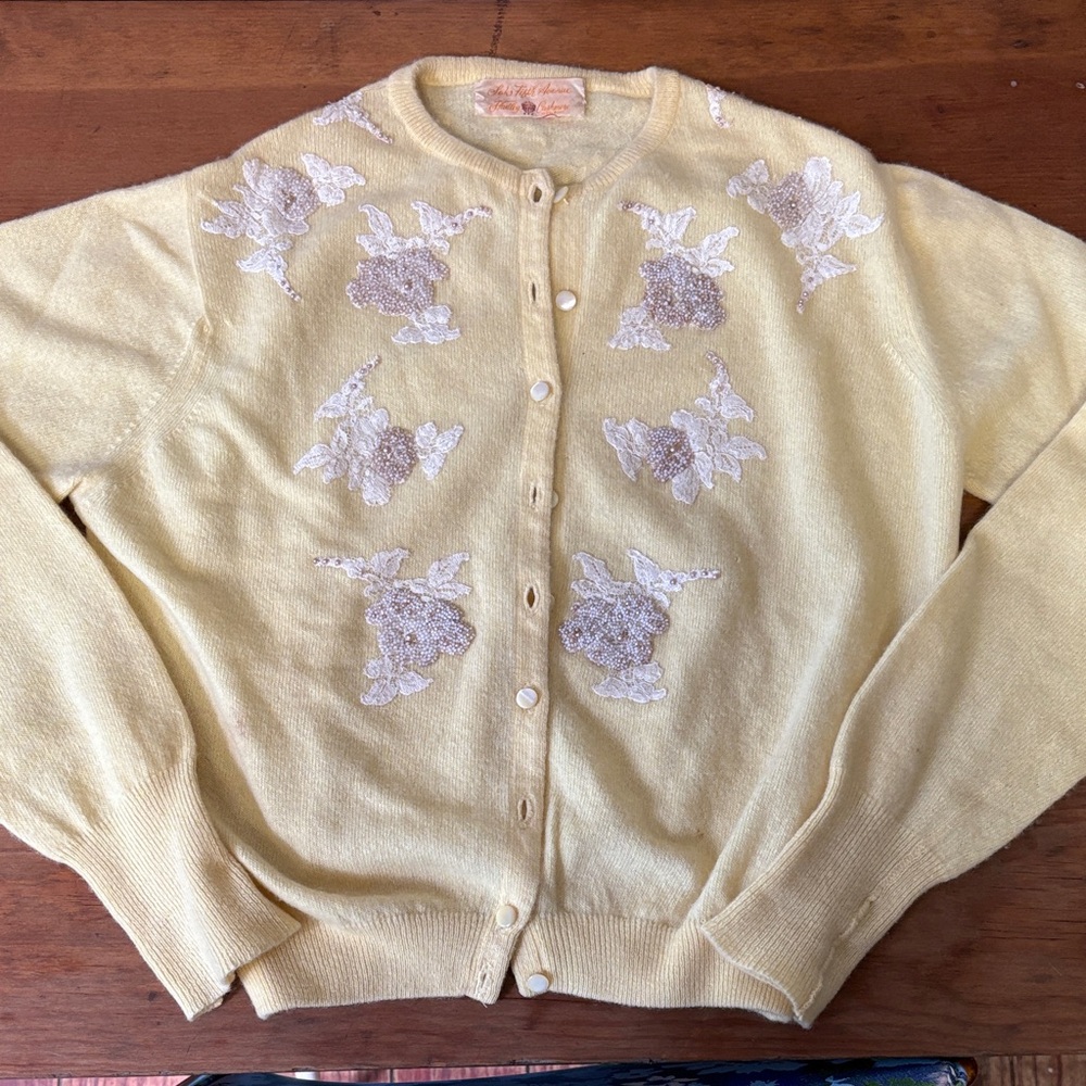 50’s Vintage Saks Fifth Avenue Cashmere Sweater